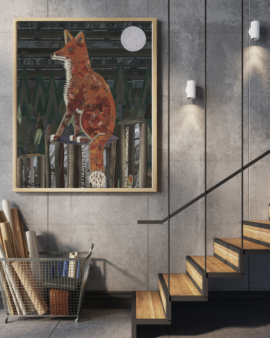 Foxxy Night 16x20" Print